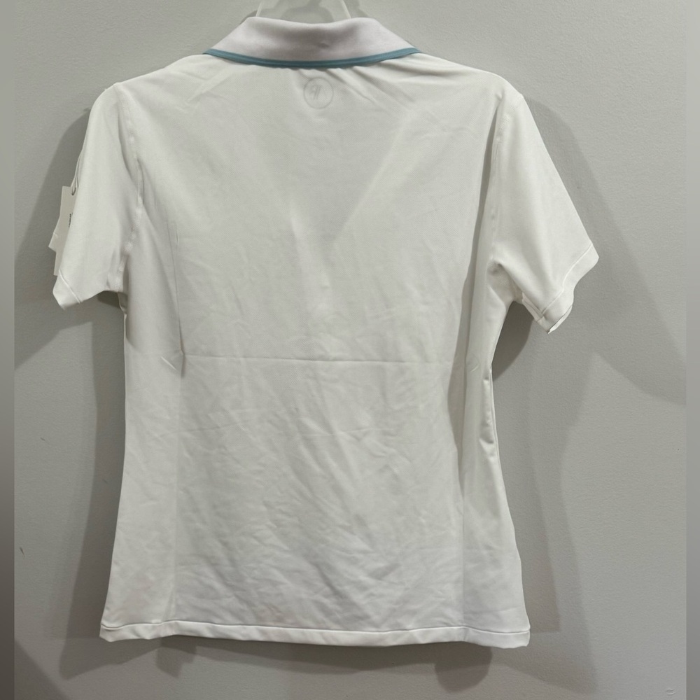 Addison Bay Active Pique Courtside Polo Short Sleeve Top Size Medium NWOT - Picture 3 of 5